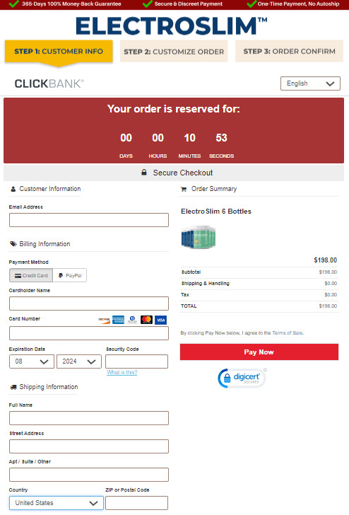 ElectroSlim-Secure-Checkout