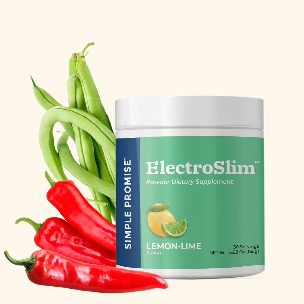 ElectroSlim tub beside red chilli peppers and green beans