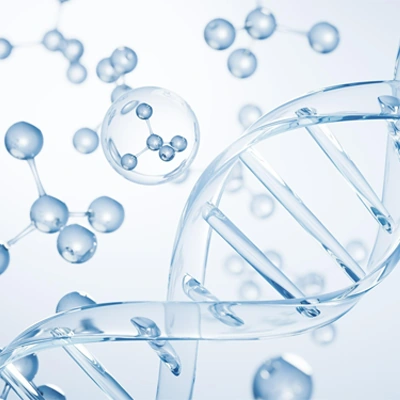 Illustration of water molecules