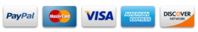 Accepted payment cards